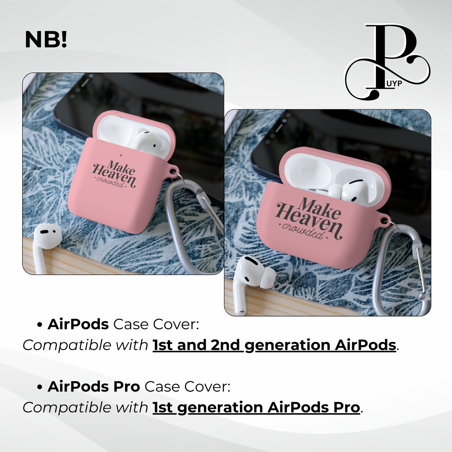"Make Heaven Crowded" AirPods and AirPods Pro Case COVER