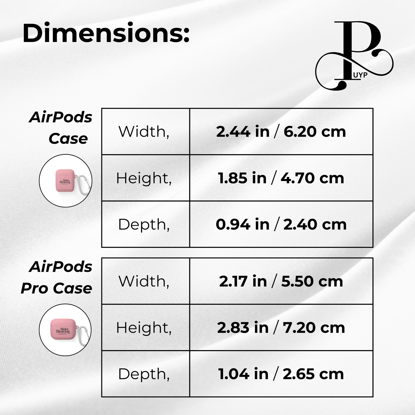 "Make Heaven Crowded" AirPods and AirPods Pro Case COVER