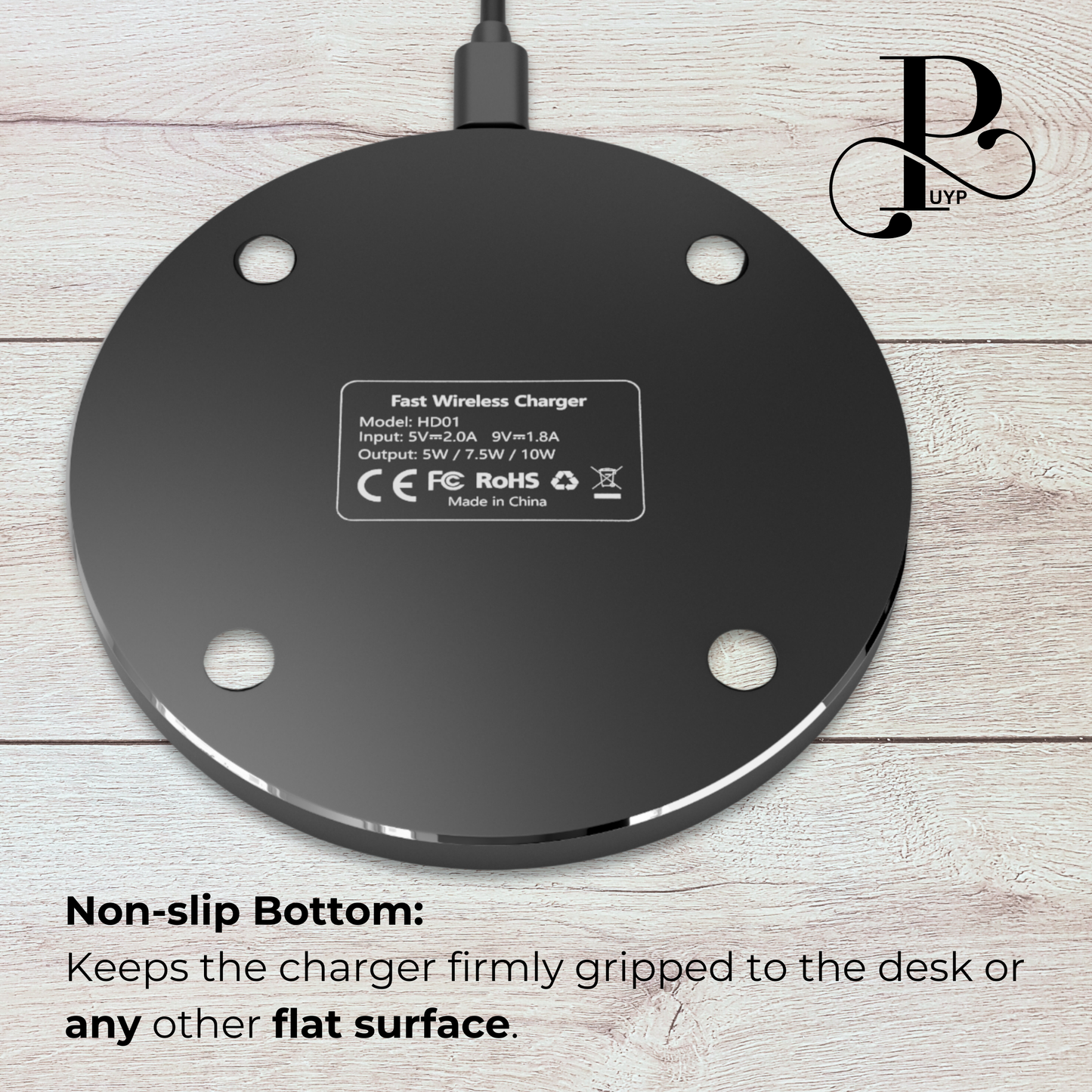 "Our Love Story" Custom Wireless Charger