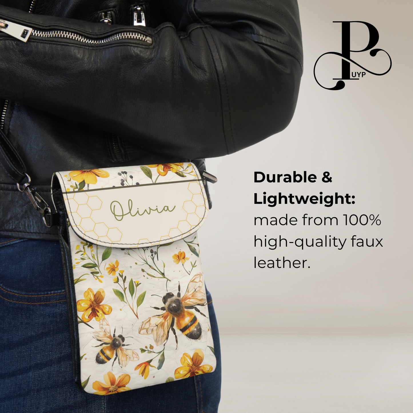 "Bees in Bloom" Custom Cell Phone Wallet