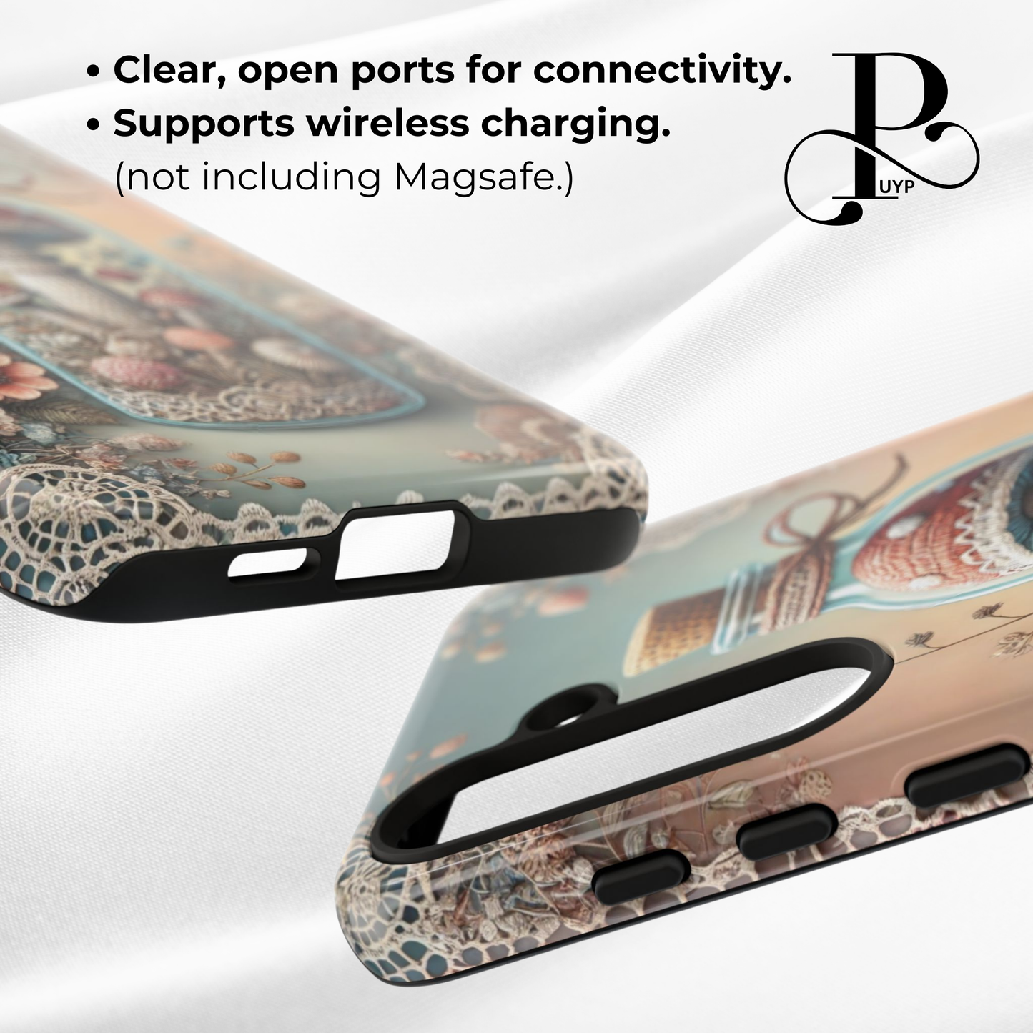 "Mushrooms in a Bottle" Phone Case