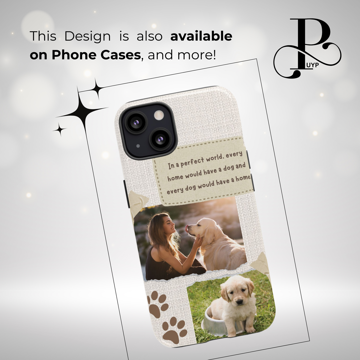 "DOG Lover" Custom Cell Phone Wallet