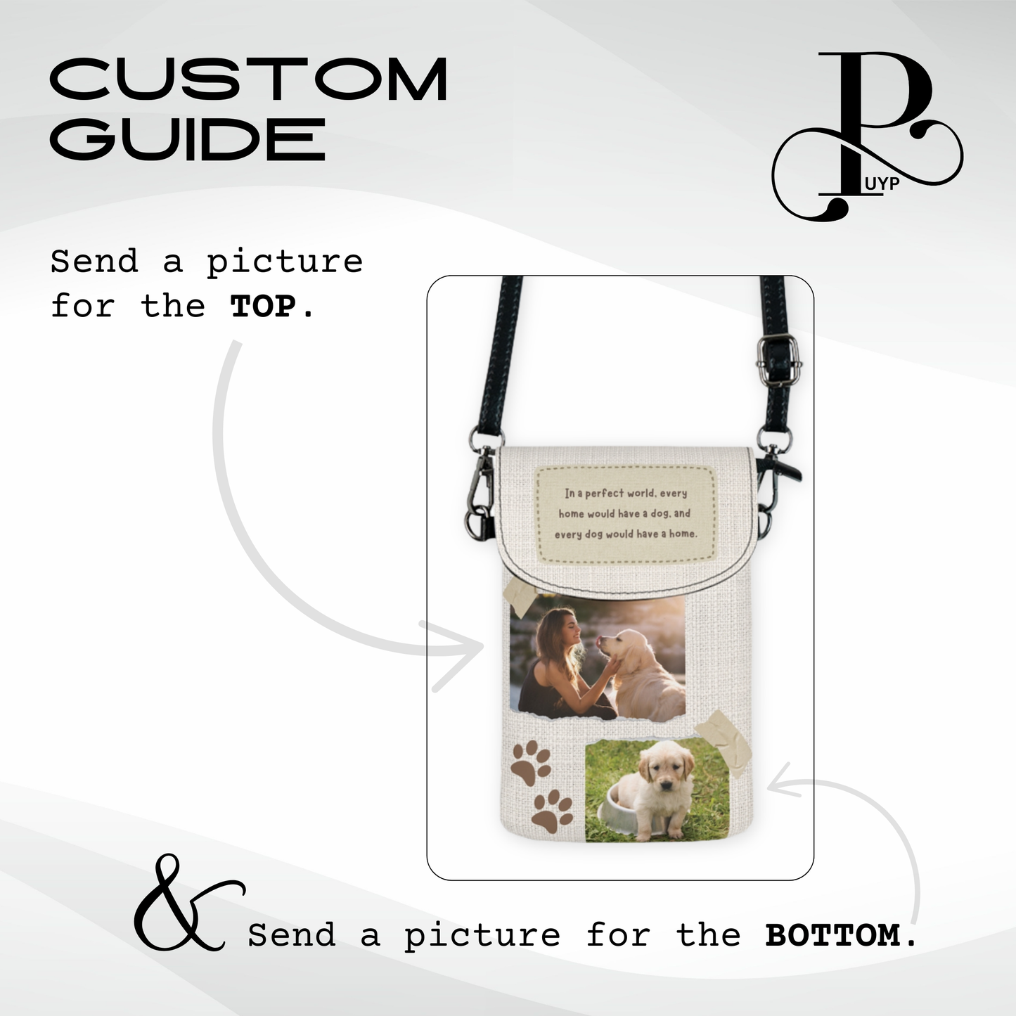"DOG Lover" Custom Cell Phone Wallet