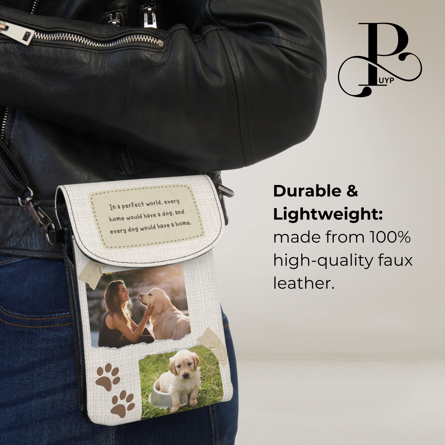 "DOG Lover" Custom Cell Phone Wallet