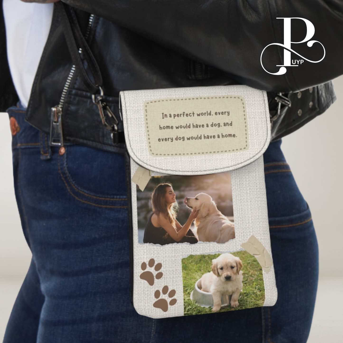 "DOG Lover" Custom Cell Phone Wallet