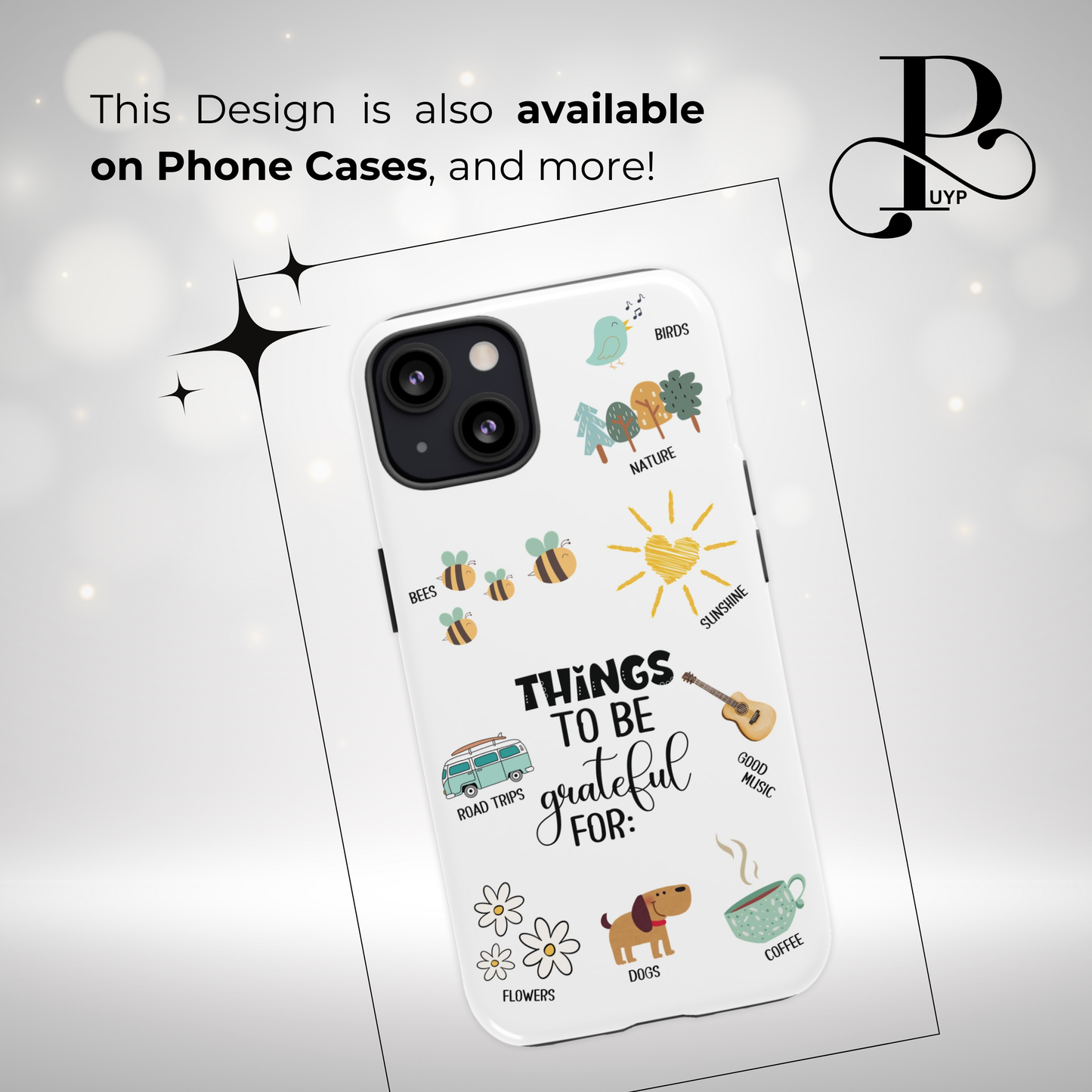 "Things To Be Grateful For" Cell Phone Wallet