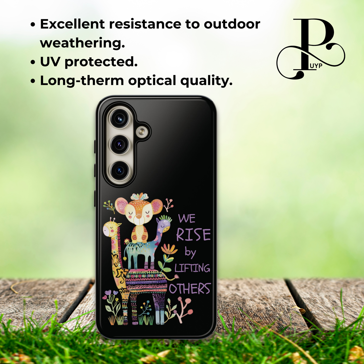 "We Rise by Lifting Others" Phone Case