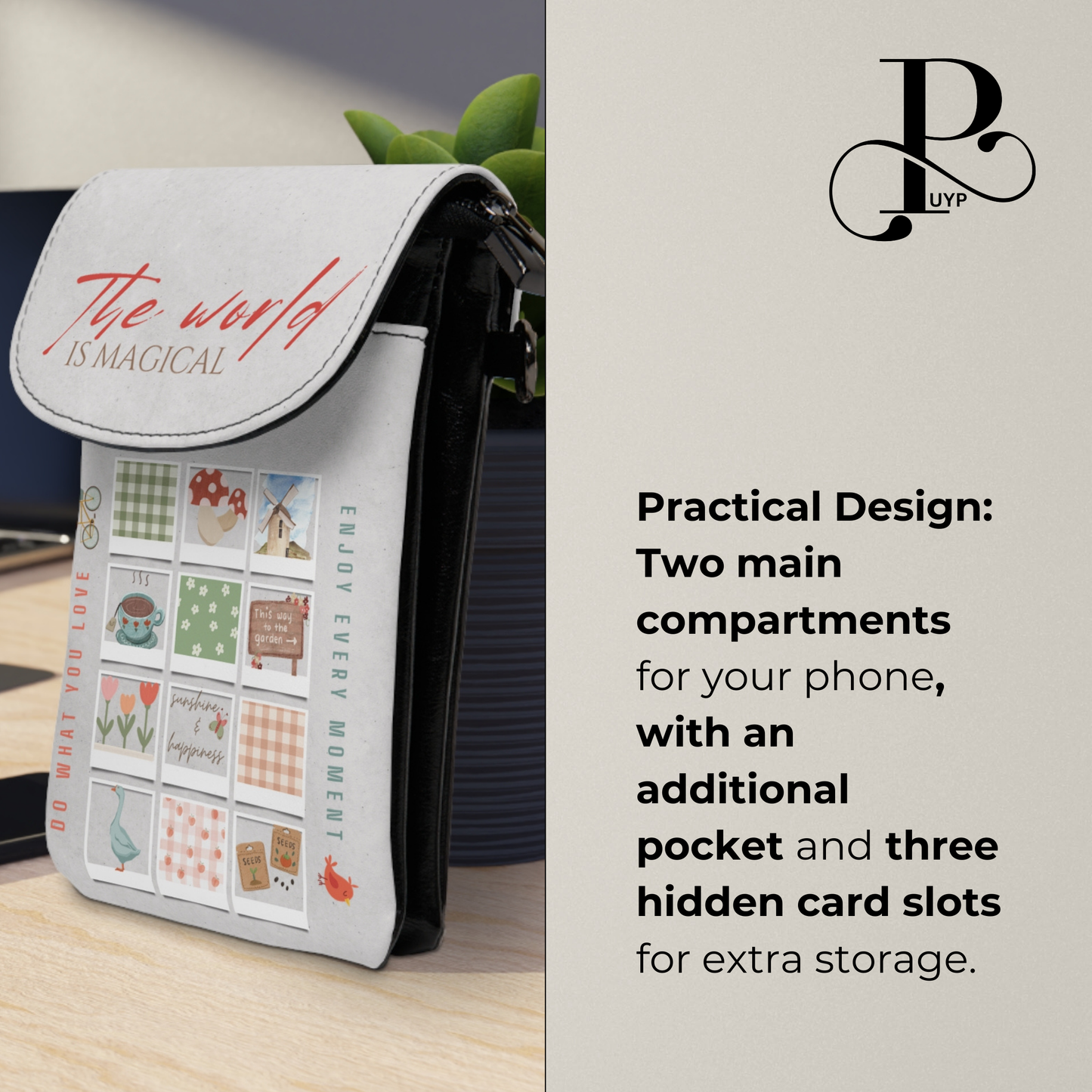 "Magical World" Cell Phone Wallet