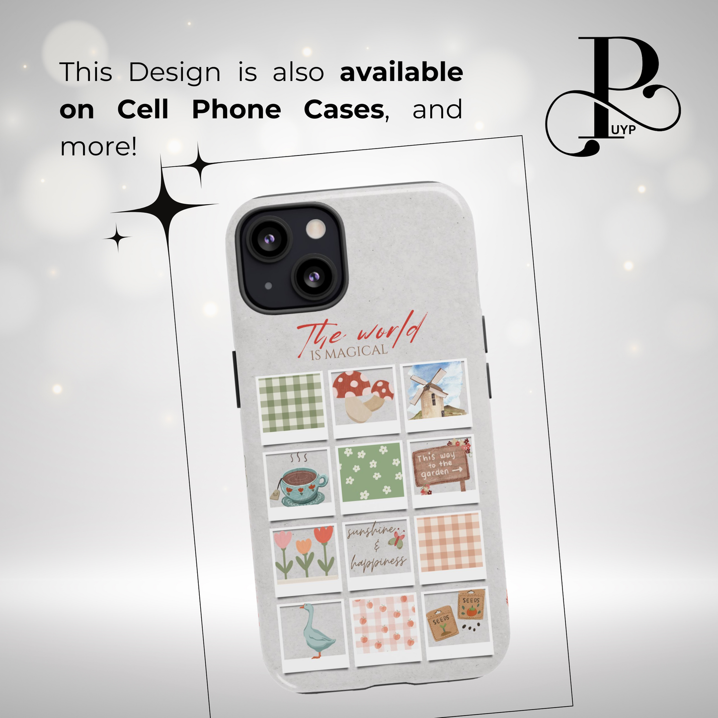"Magical World" Cell Phone Wallet