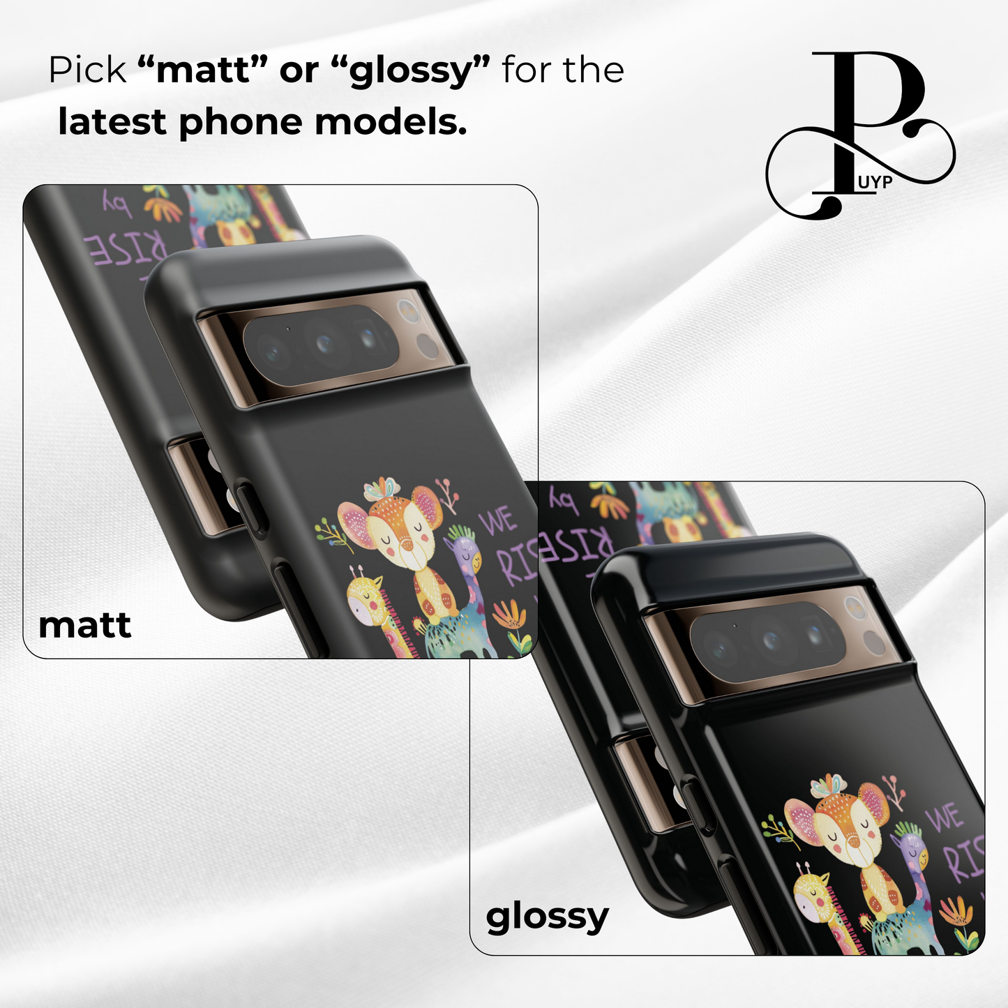 "We Rise by Lifting Others" Phone Case