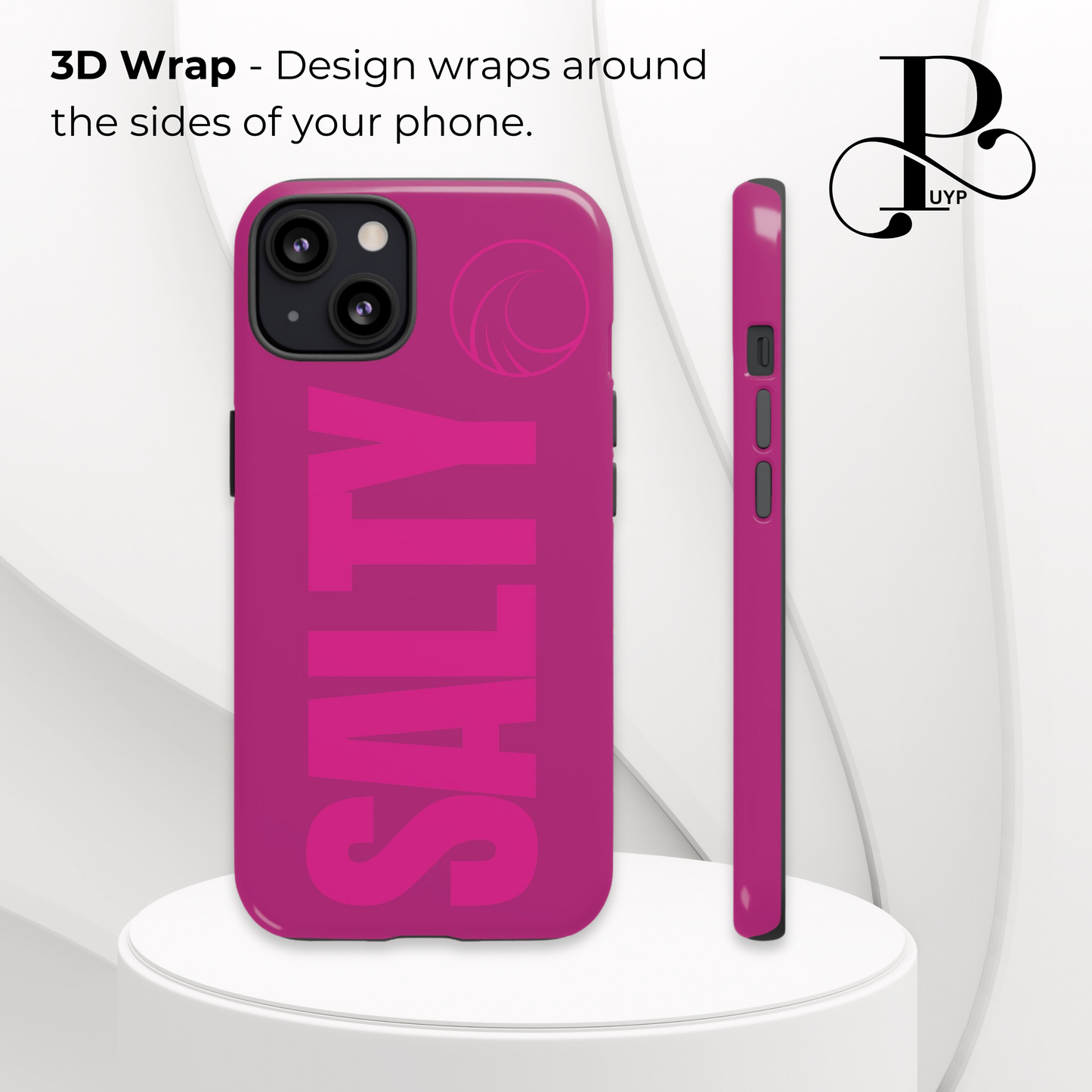 "SALTY" Phone Case with Wave Design