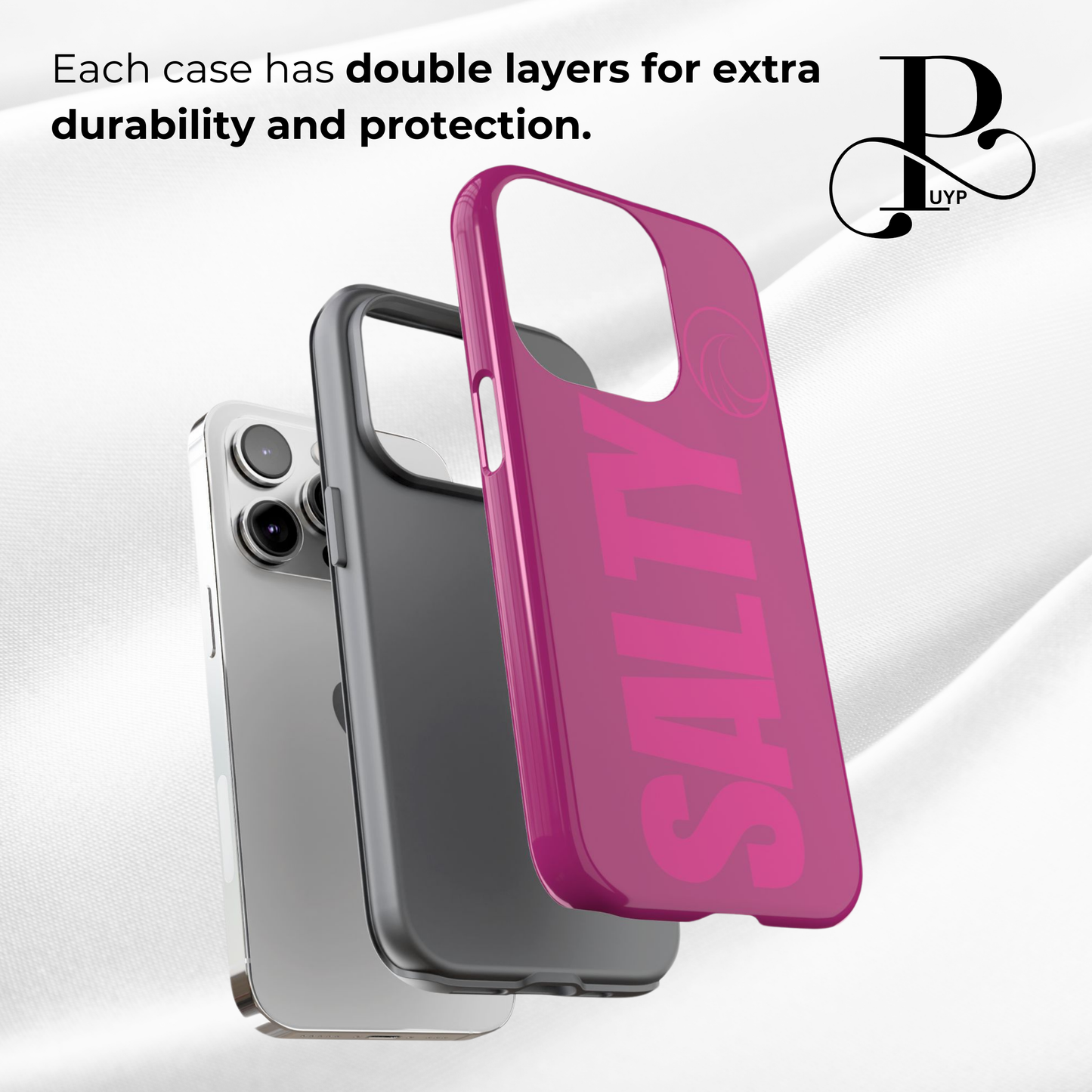 "SALTY" Phone Case with Wave Design