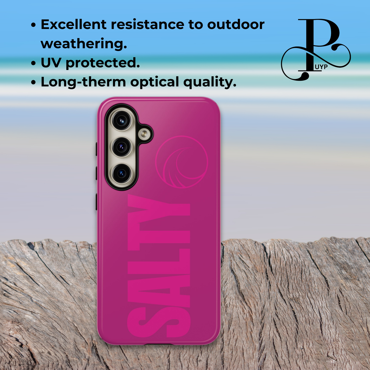 "SALTY" Phone Case with Wave Design
