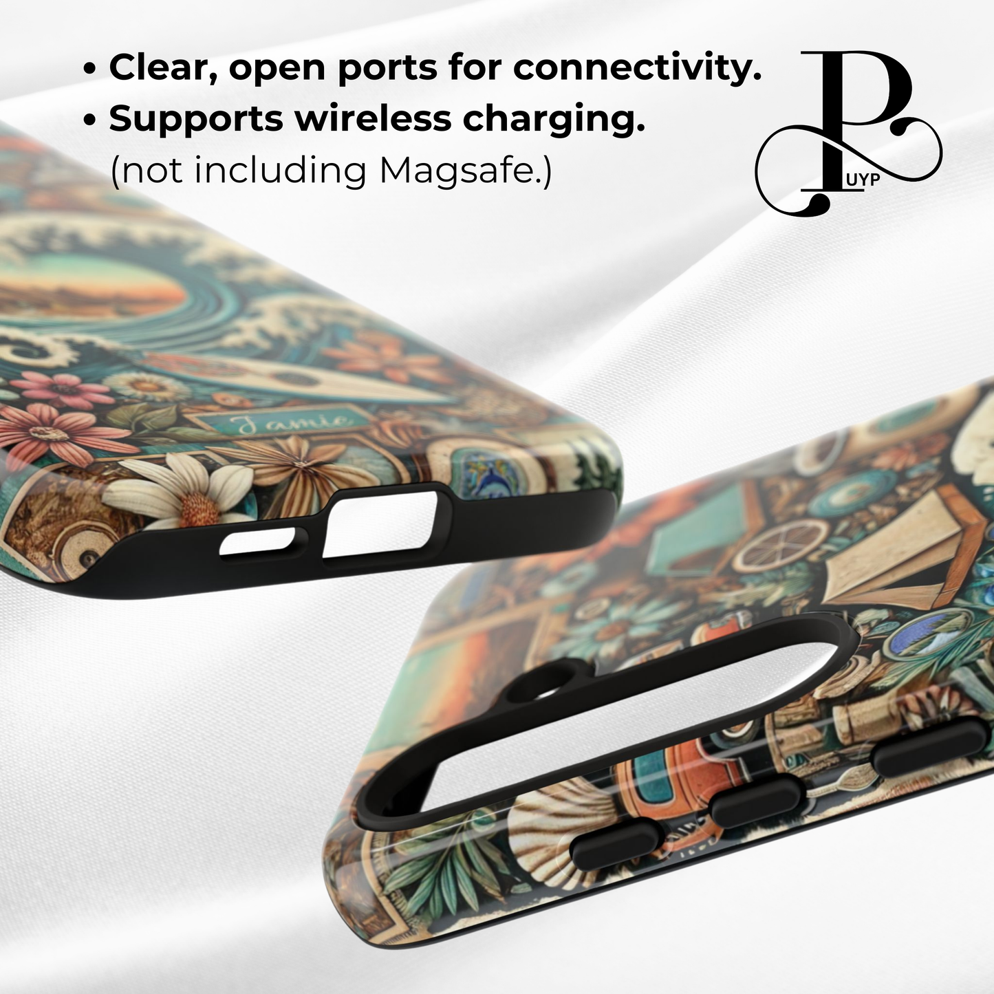 "Ocean, Surf & Summer Vibes" Custom Phone Case