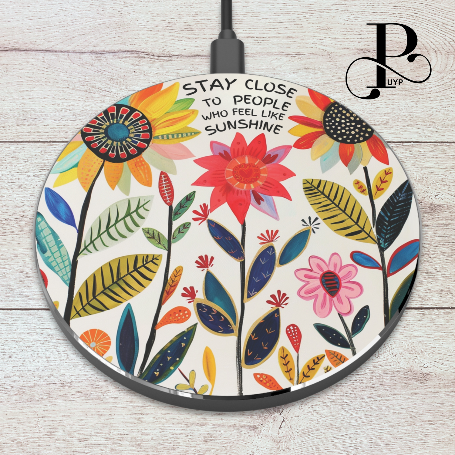 Floral Fusion: Wireless Chargers