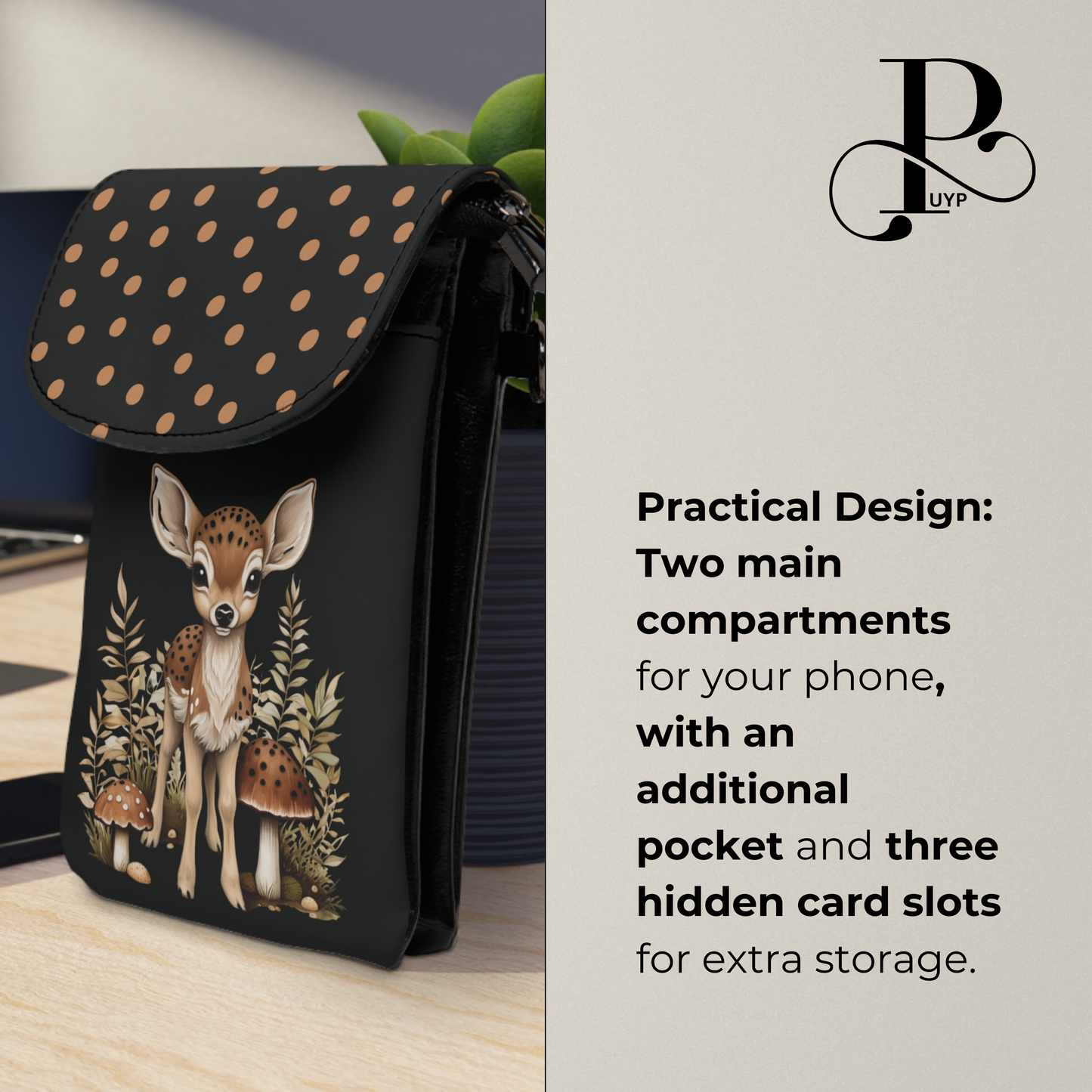 "Fawn" Cell Phone Wallet