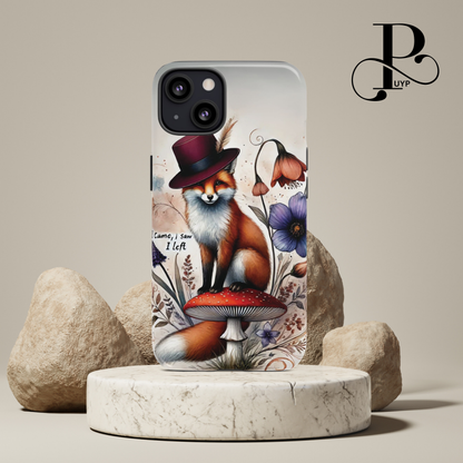 "Dapper Fox" Quote Phone Case