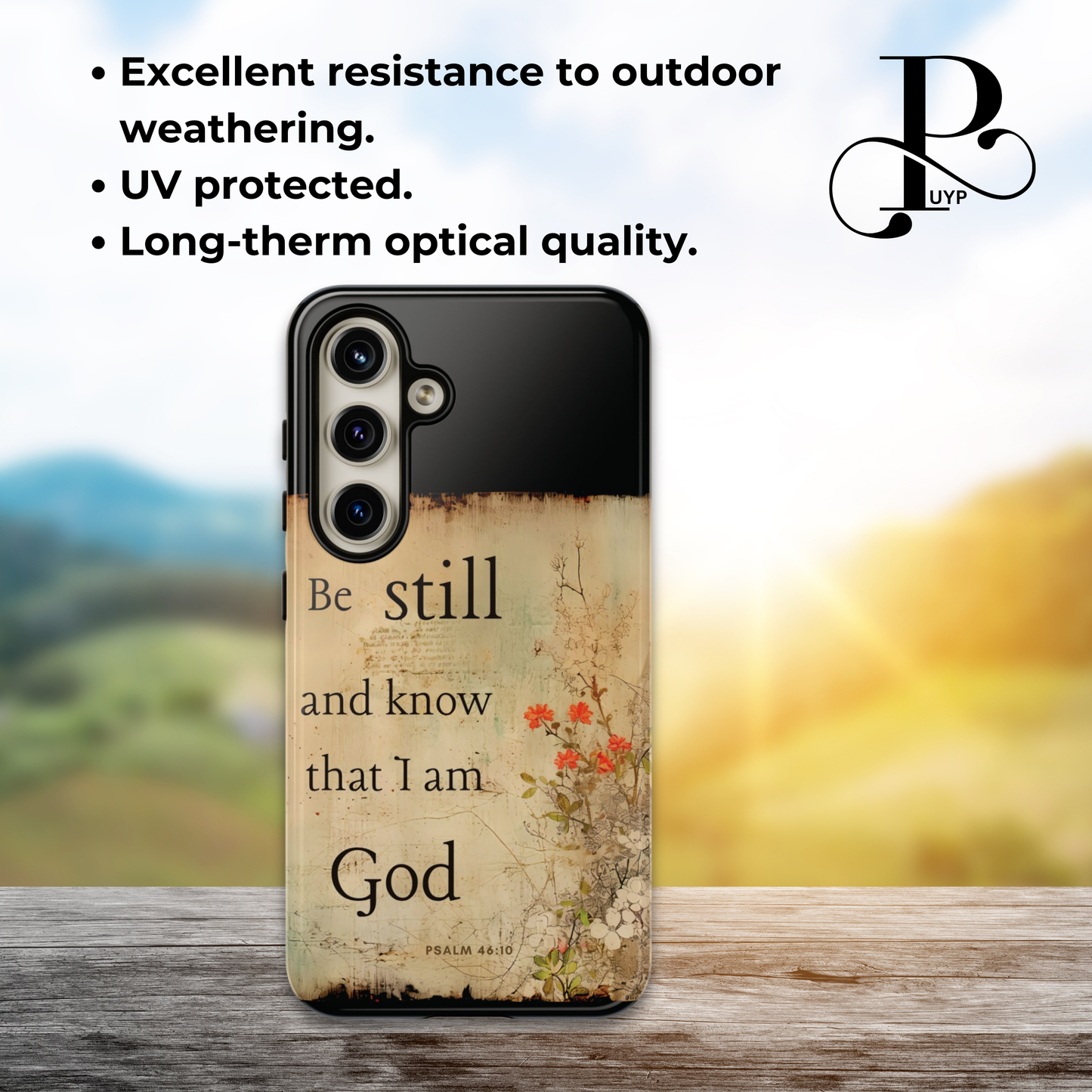 "Psalm 46:10" Phone Case