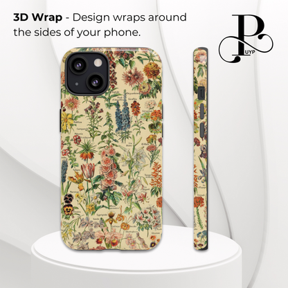 "Fleurs 1909" Adolphe Millot Phone Case