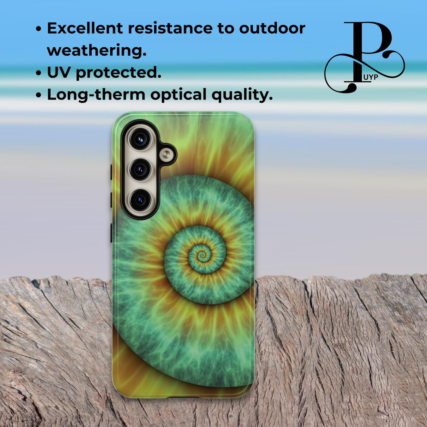 "Fibonacci Spiral Pattern" Phone Case