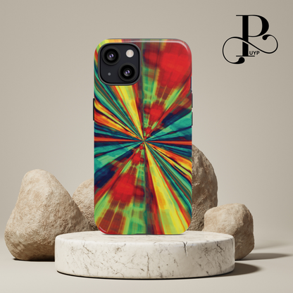 "Abstract Fractal Tunnel" Phone Case