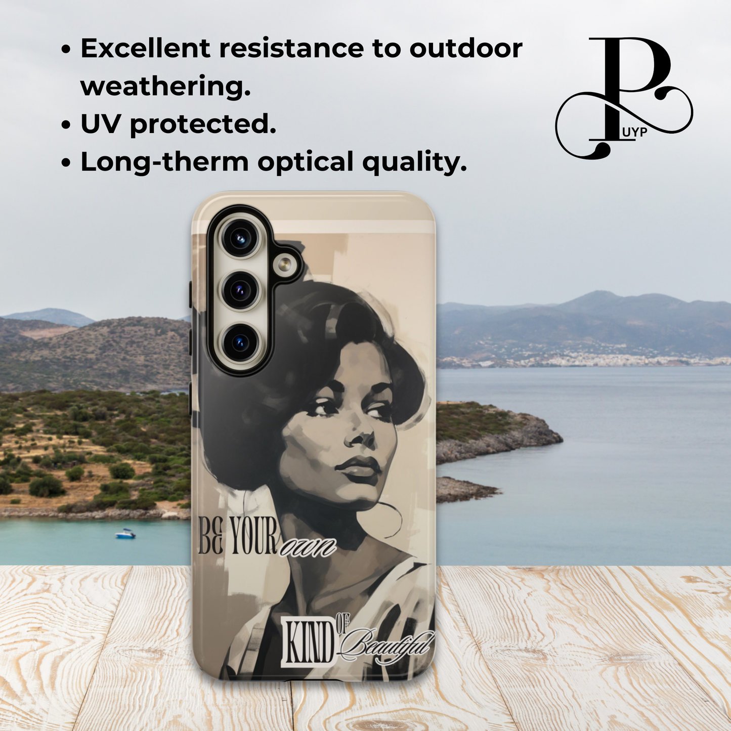 "Retro" Phone Case with Uplifting Quote