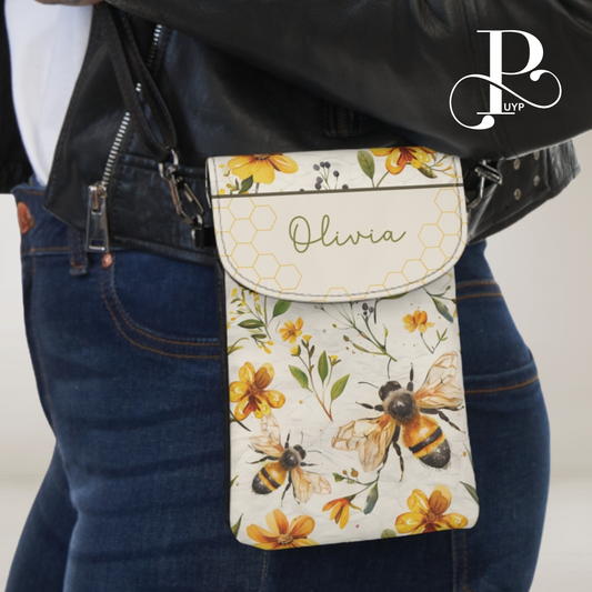 "Bees in Bloom" Custom Cell Phone Wallet