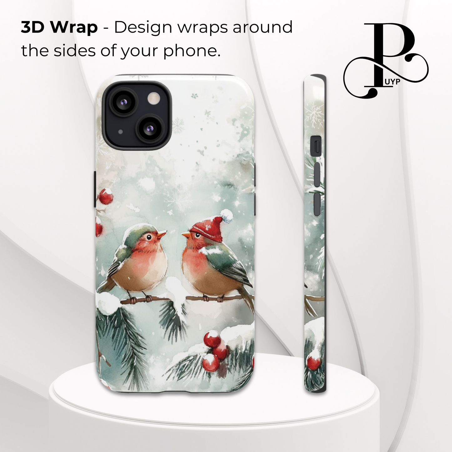 "Winter Birds" Phone Case