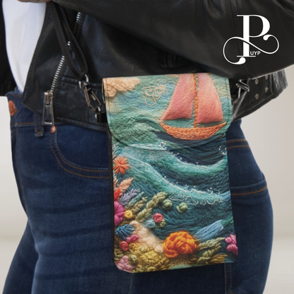 "Ocean Blooms" Cell Phone Wallet