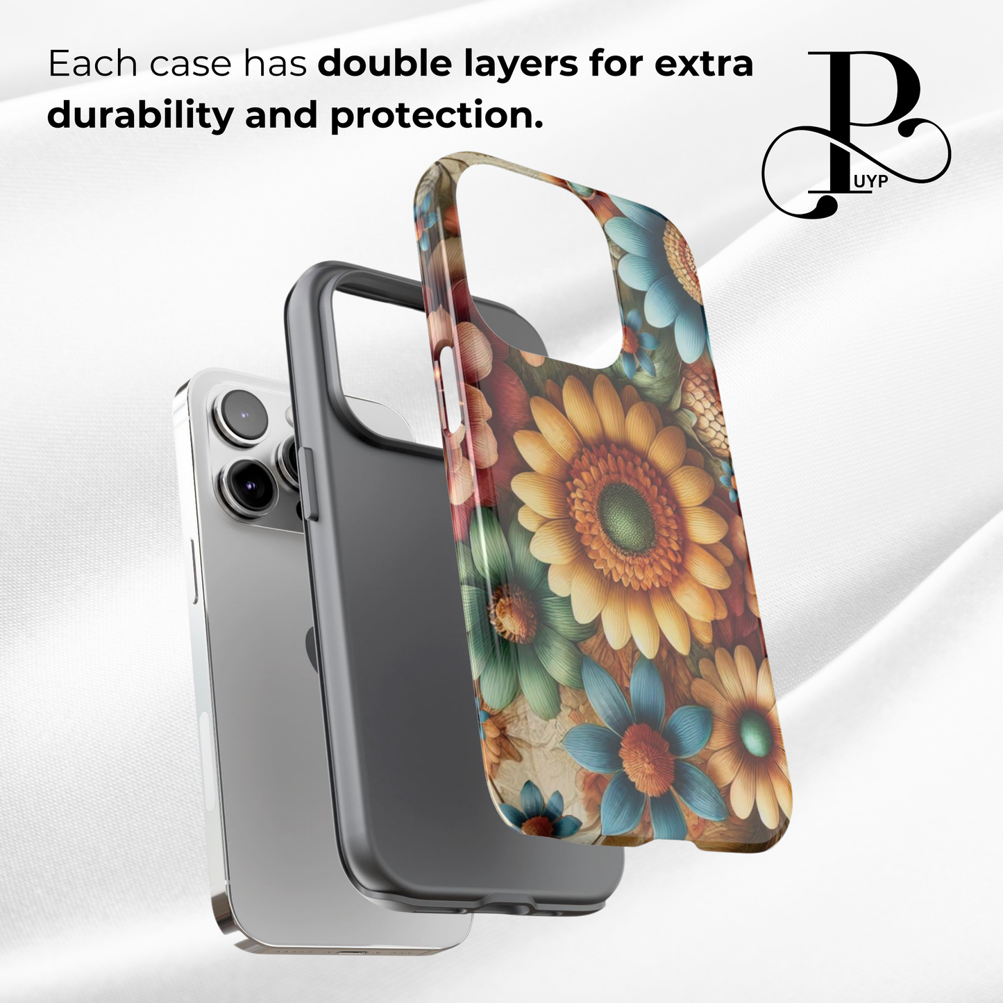 "Bohemian Flowers" Phone Case