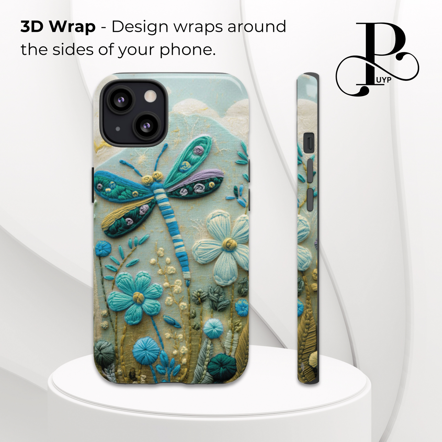 "Dragonfly in Bloom" Phone Case