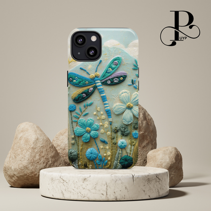 "Dragonfly in Bloom" Phone Case