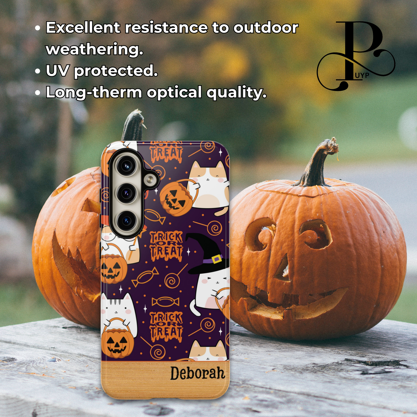 "Trick or Treat" Custom Halloween Phone Case