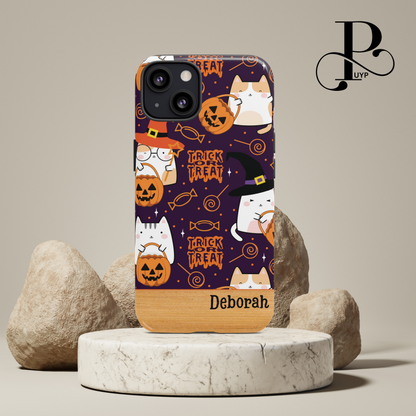 "Trick or Treat" Custom Halloween Phone Case