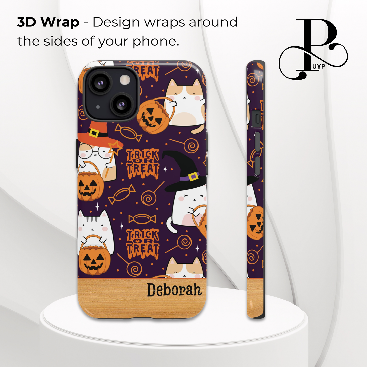 "Trick or Treat" Custom Halloween Phone Case