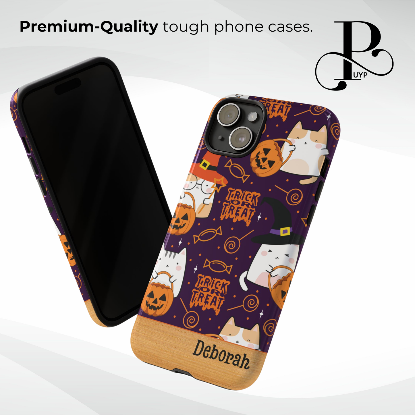 "Trick or Treat" Custom Halloween Phone Case