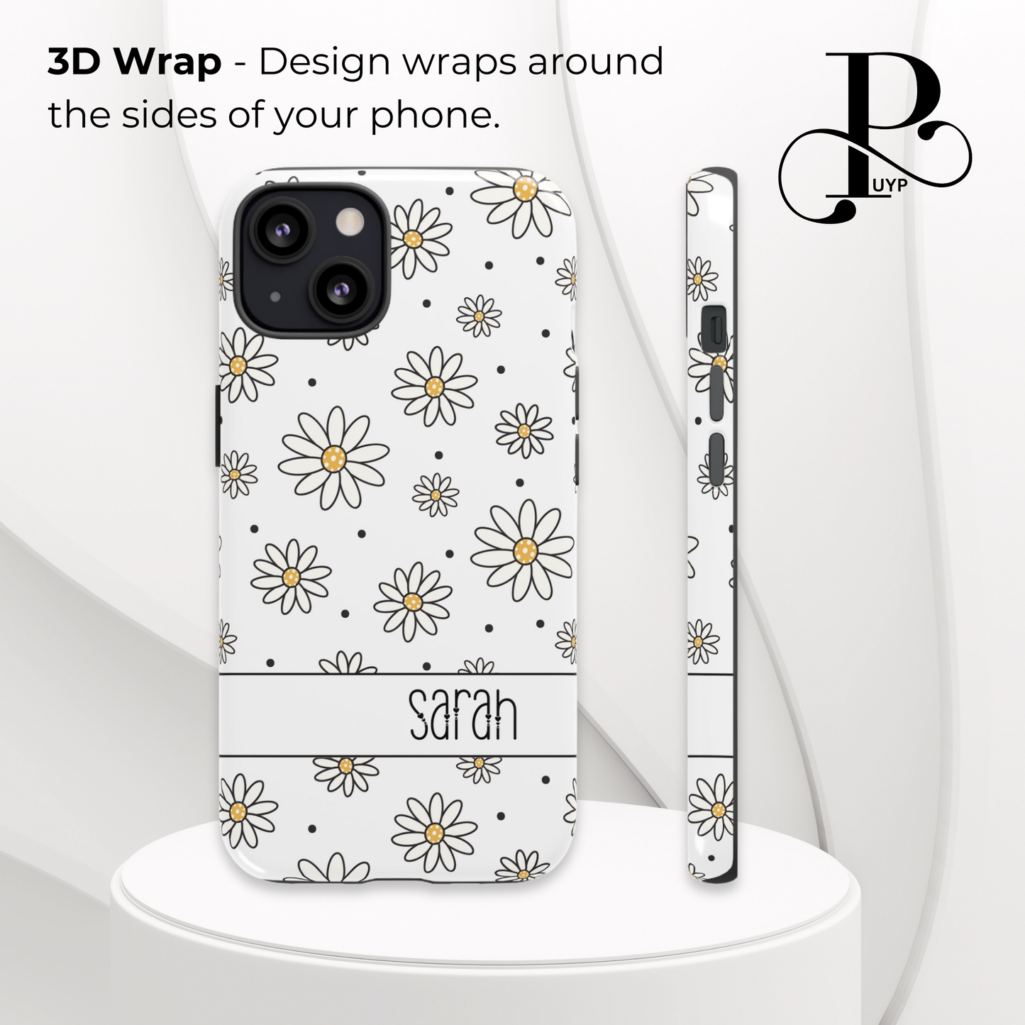 "Daisy Flowers" Custom Phone Case