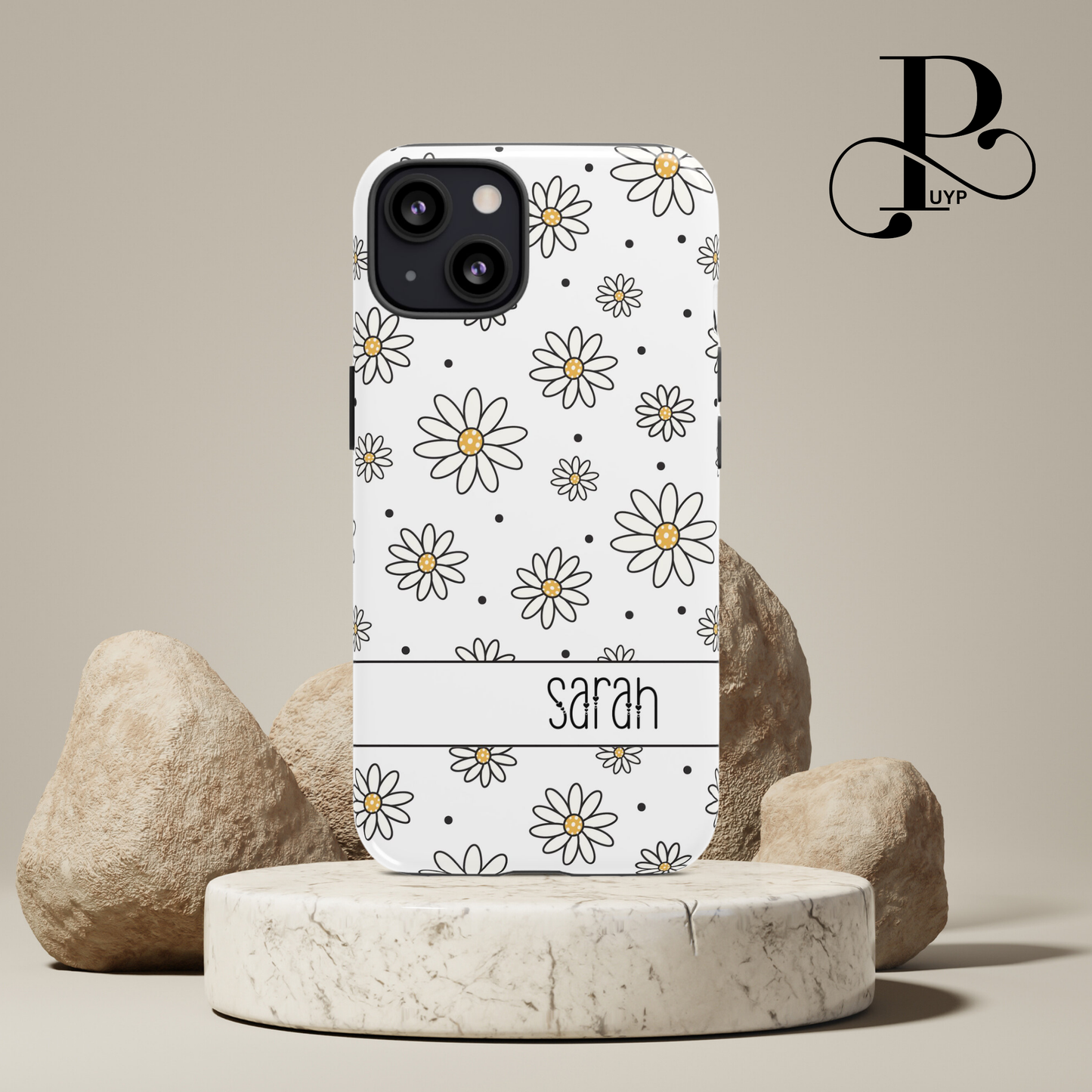 "Daisy Flowers" Custom Phone Case