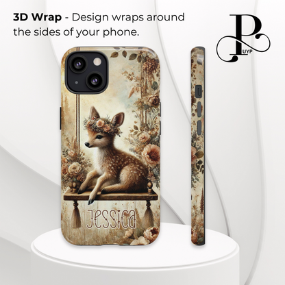 "Fawn Swing" Whimsical Phone Case