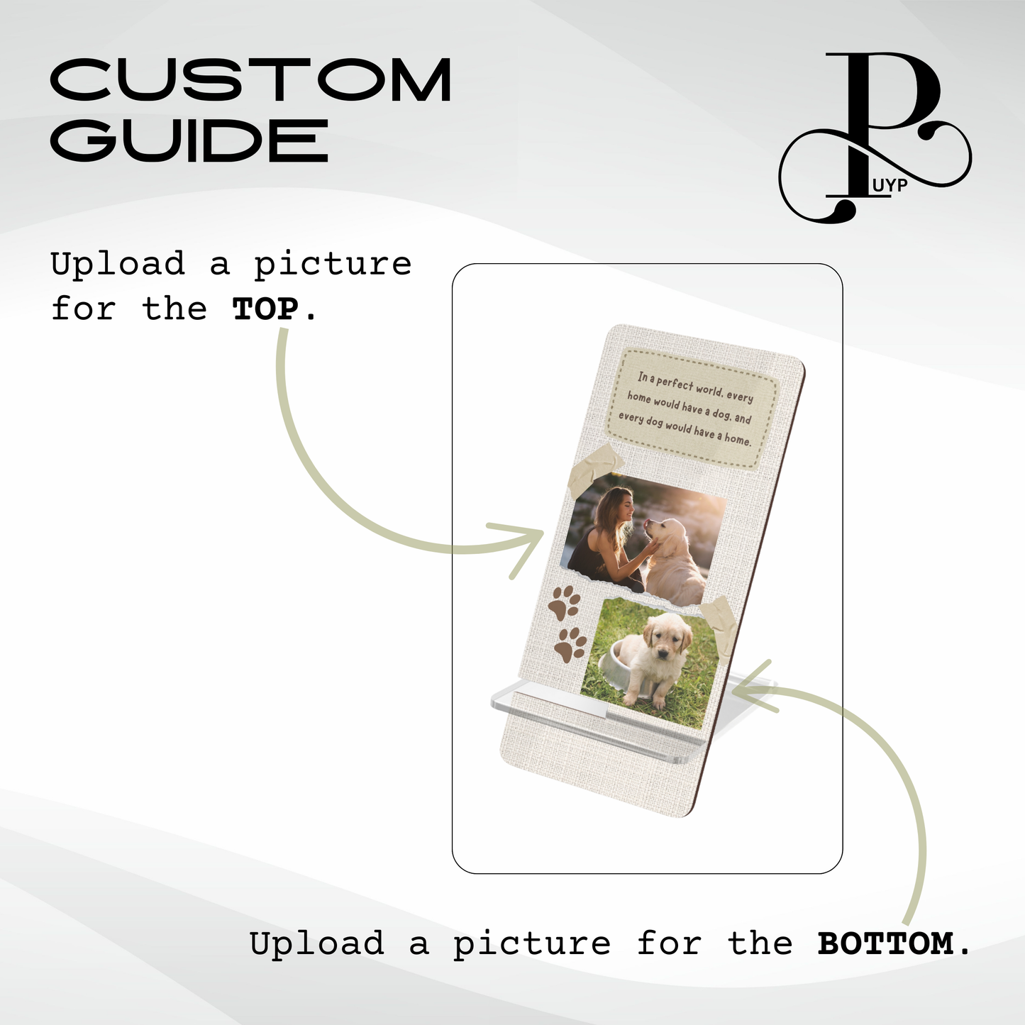 "DOG Lover" Custom Mobile Display Stand