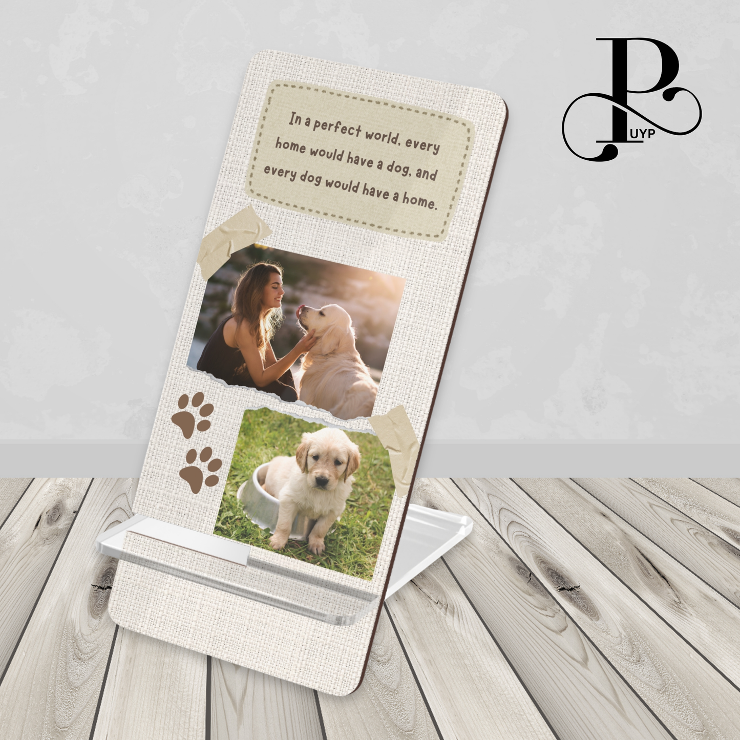 "DOG Lover" Custom Mobile Display Stand