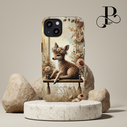 "Fawn Swing" Whimsical Phone Case