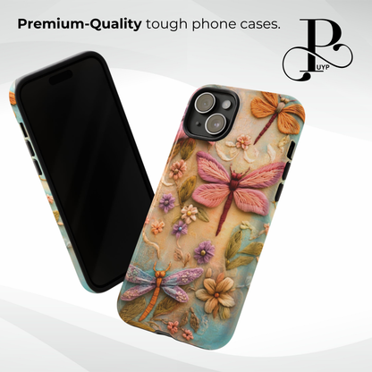 "Dragonflies" Floral Phone Case