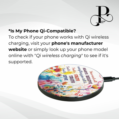 "Beautiful Mindset" Wireless Charger