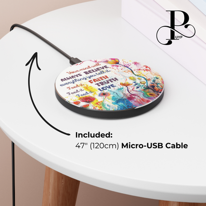 "Beautiful Mindset" Wireless Charger