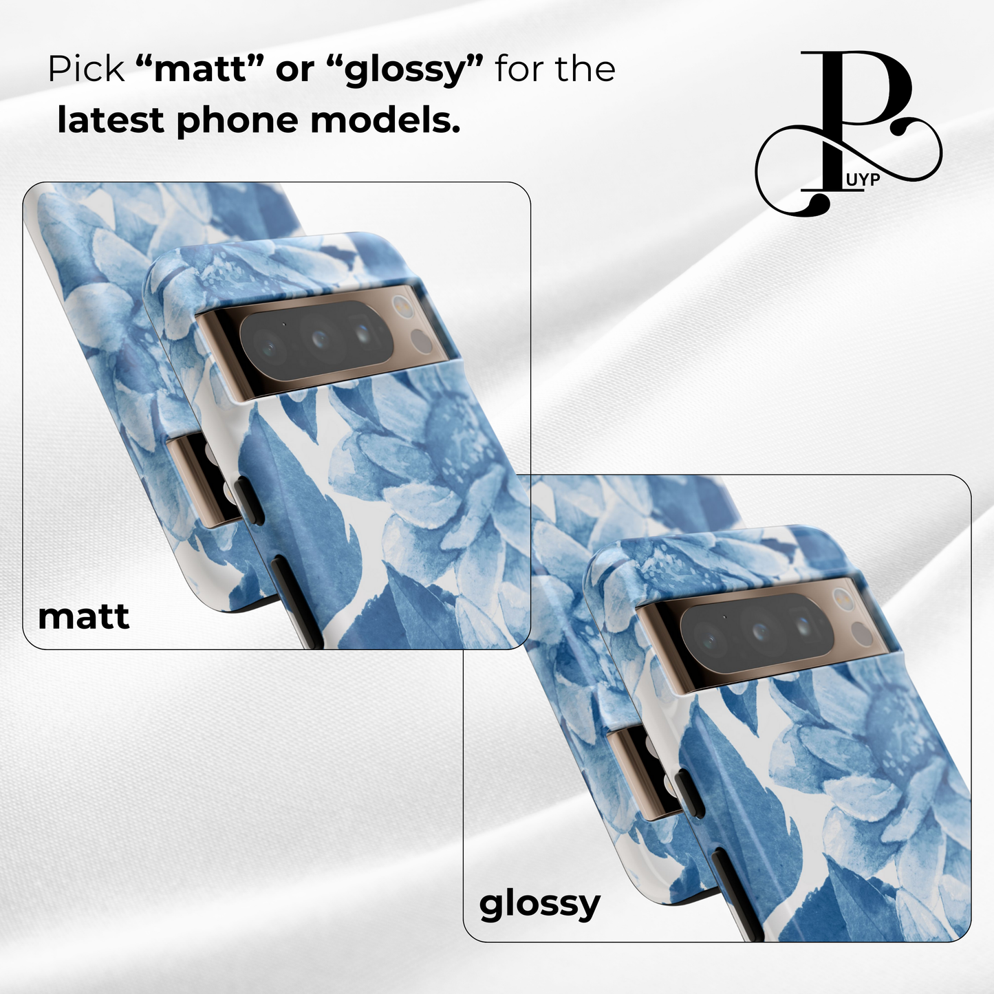 "Watercolor Delft" Phone Case