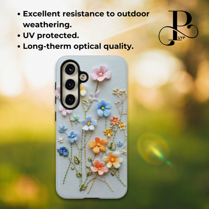 "Wildflower Embroidery" Phone Case