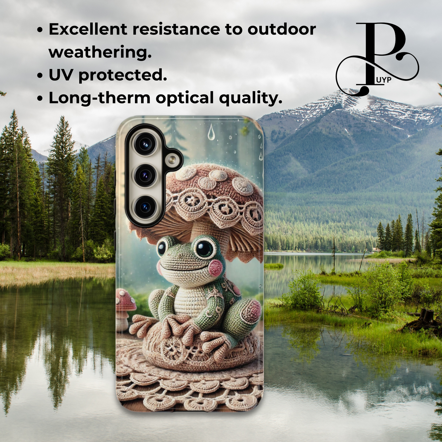 "Rainy Frog Days" Phone Case