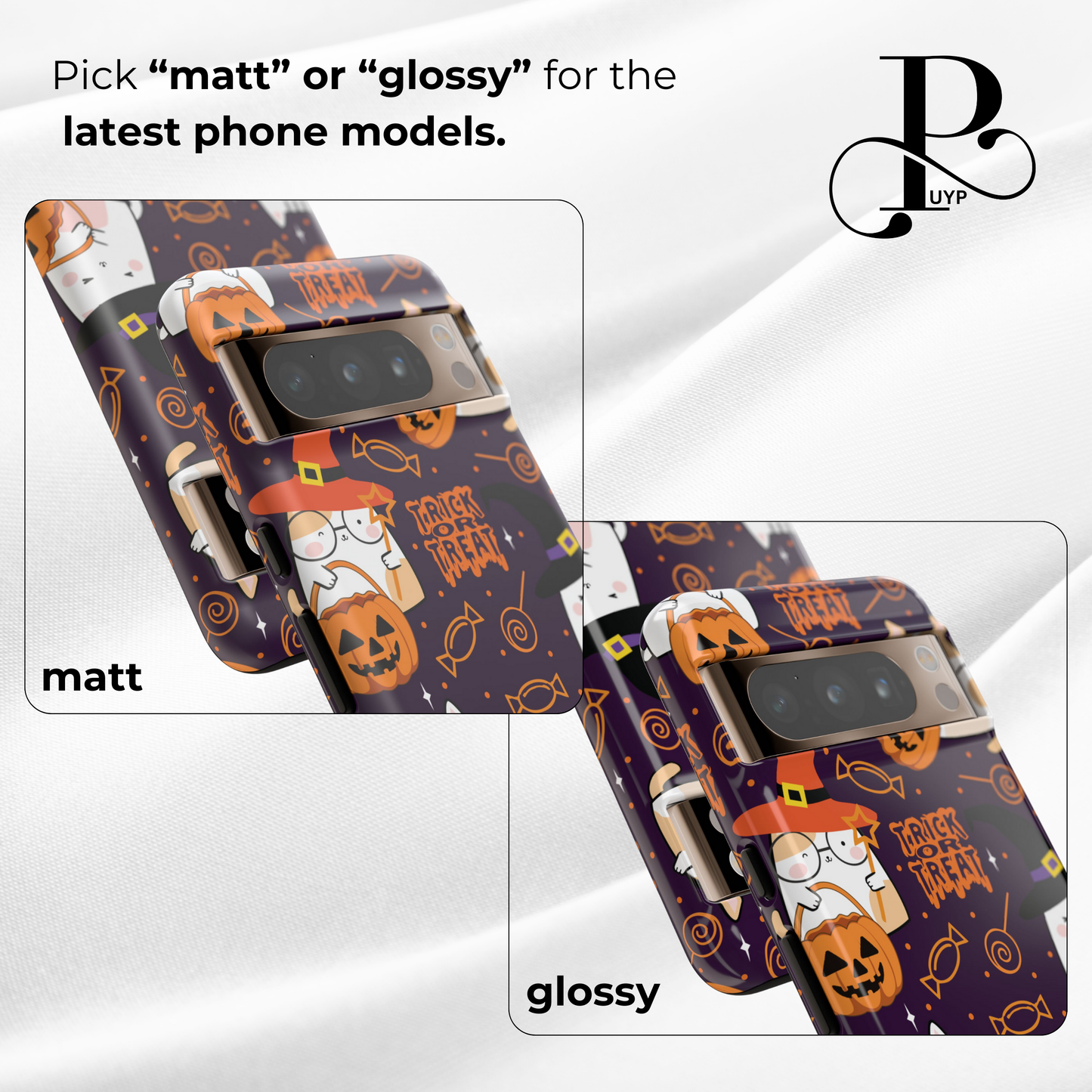 "Trick or Treat" Custom Halloween Phone Case