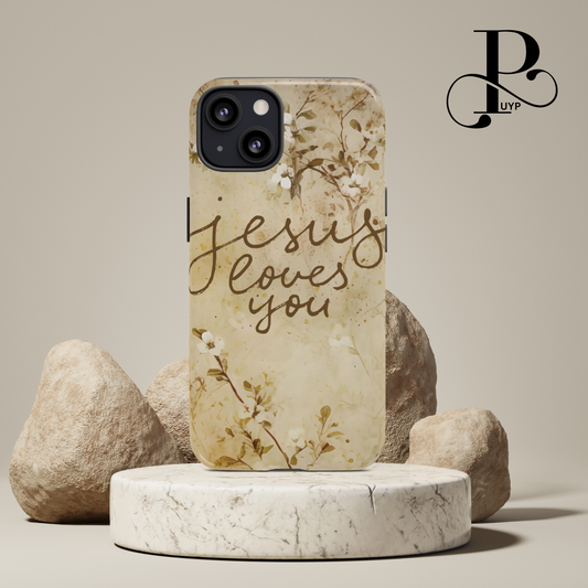 "Jesus Loves You" Phone Case